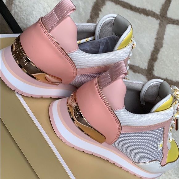 MICHAEL KORS MADDY TRAINER MESH OPTIC WHITE - Picture 7 of 16